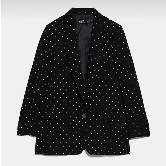𝗡𝗪𝗧 𝗭𝗮𝗿𝗮 • Polka Dot Blazer - Picture 4 of 16